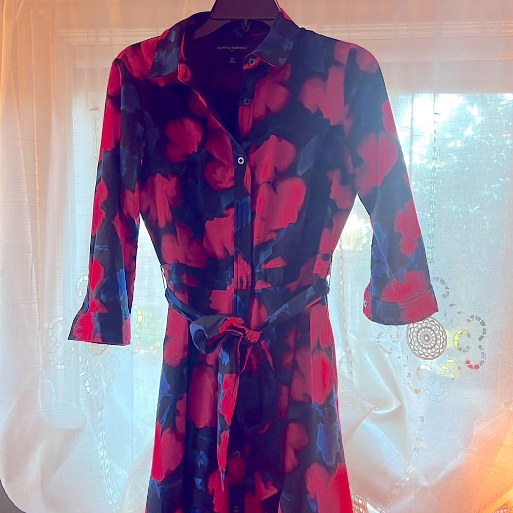 Banana Republic Factory  midi button up dress